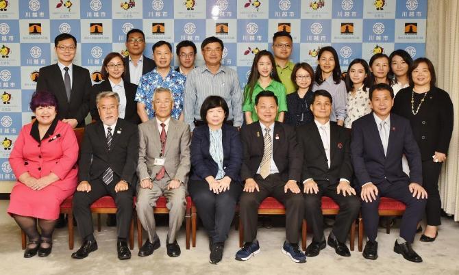 写真：台湾苗栗県政府の皆さんが川越市訪問