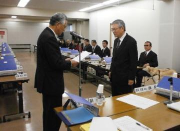 写真：諮問の様子