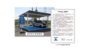 写真：脱炭素化推進事業の活動（小江戸かわごえ脱炭素宣言）