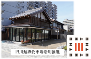 写真：旧川越織物市場活用推進の活動（コエトコ）