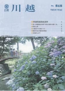 写真：広報川越818号の表紙