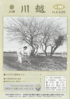 写真：広報川越787号の表紙