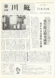 写真：広報川越371号の表紙