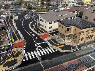 写真：駅前広場およびアクセス道路