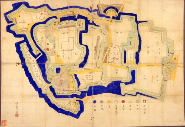 写真:川越城図(川越市立中央図書館所蔵)