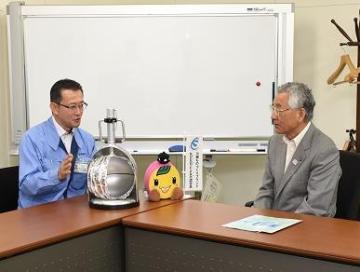 写真:牛島社長