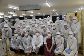 工場見学集合写真