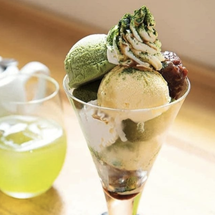 写真：抹茶パフェ