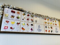 店内メニューの写真