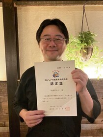 めん店主の写真