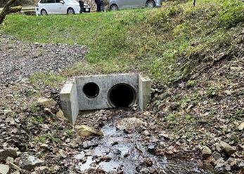 写真:復旧後の通路の状況