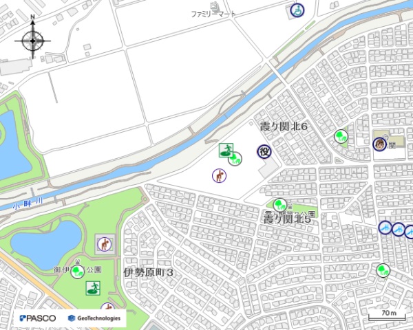 霞ケ関北市民センターの地図