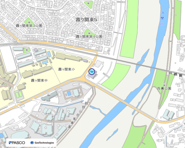 イラスト：さわやか活動館の地図