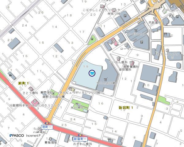 イラスト：南公民館の地図