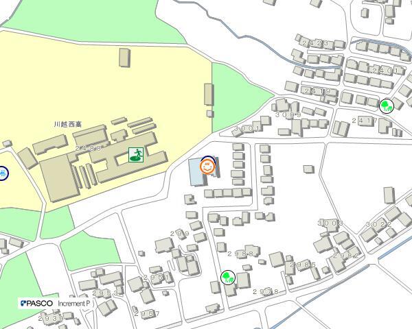 イラスト：霞ケ関西公民館の地図