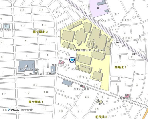 イラスト：霞ケ関北公民館の地図