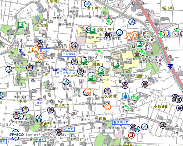 地図：やまぶき会館