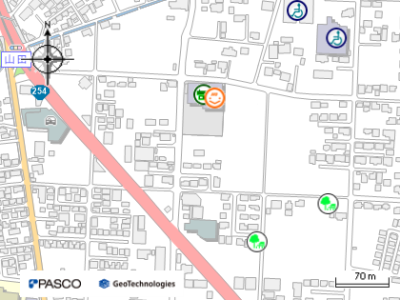 地図：川越市北部地域ふれあいセンター