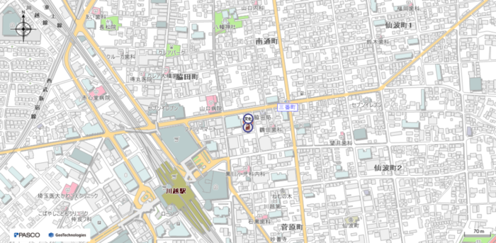 地図：国際交流センター