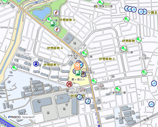 地図：西図書館