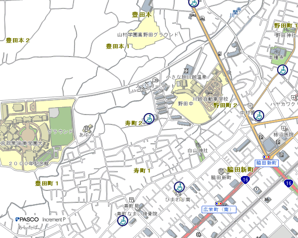 イラスト：児童発達支援センターの地図