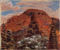 写真:斎藤与里《阿蘇風景》1941年