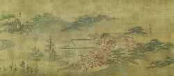 写真:狩野常信《六義園の図》部分 宝永元年(1704)頃
