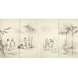 写真：竹林七賢図