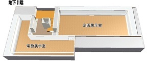 イラスト：地下1階　平面図