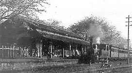 写真:大正時代の川越鉄道川越駅