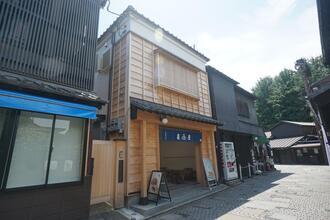 写真：菓子屋横丁簓子下見板張店舗1
