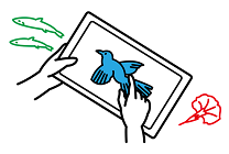 イラスト:タブレット