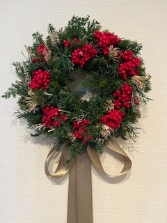 写真：クリスマスリース