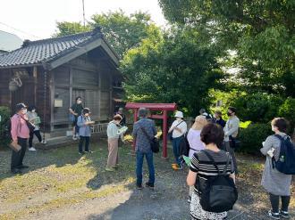 写真：「川越、まち歩き」秋開催の様子