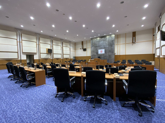 写真：議場