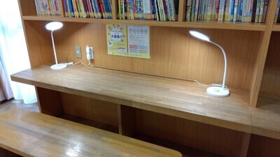 写真：図書コーナー