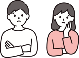 悩みイラスト