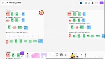 生徒が記入した実際の画面1(画像)