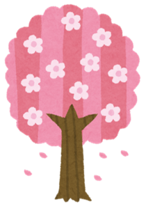 桜の木のイラスト