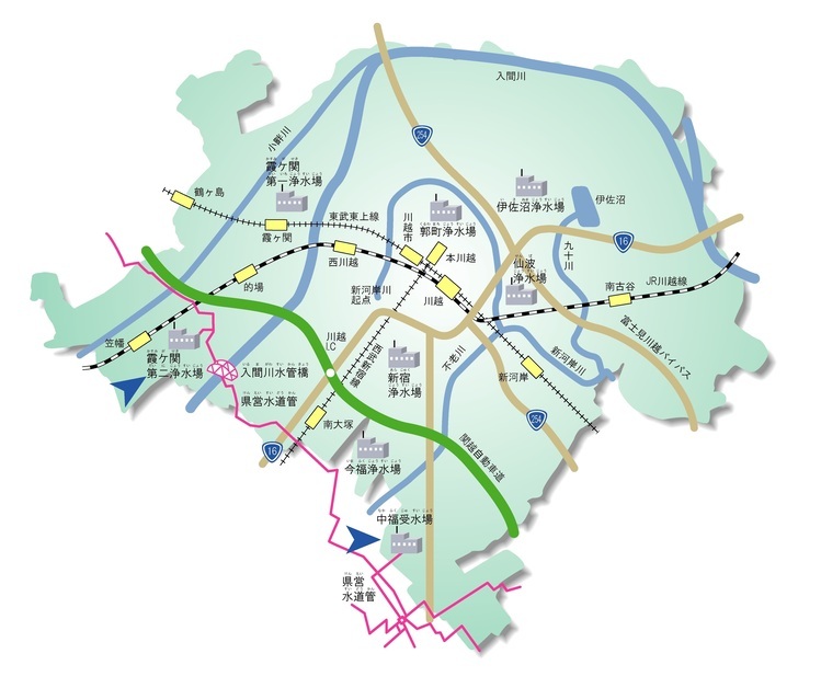 浄水場地図