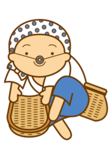 どじょうすくいイラスト