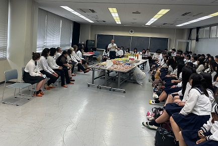 写真:市立川越高校歓迎会の様子