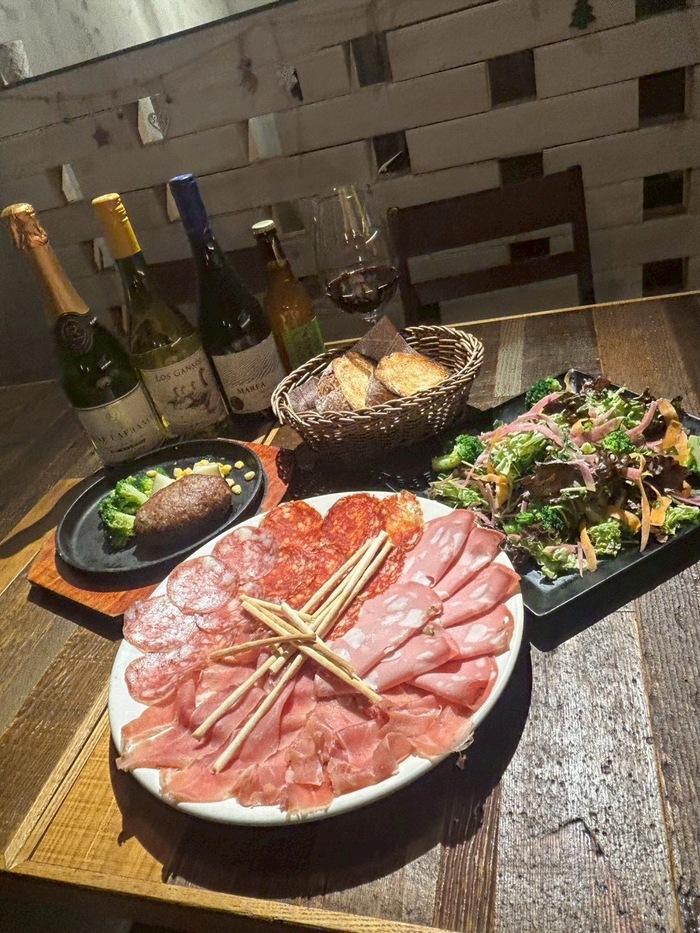 写真:コース料理の例