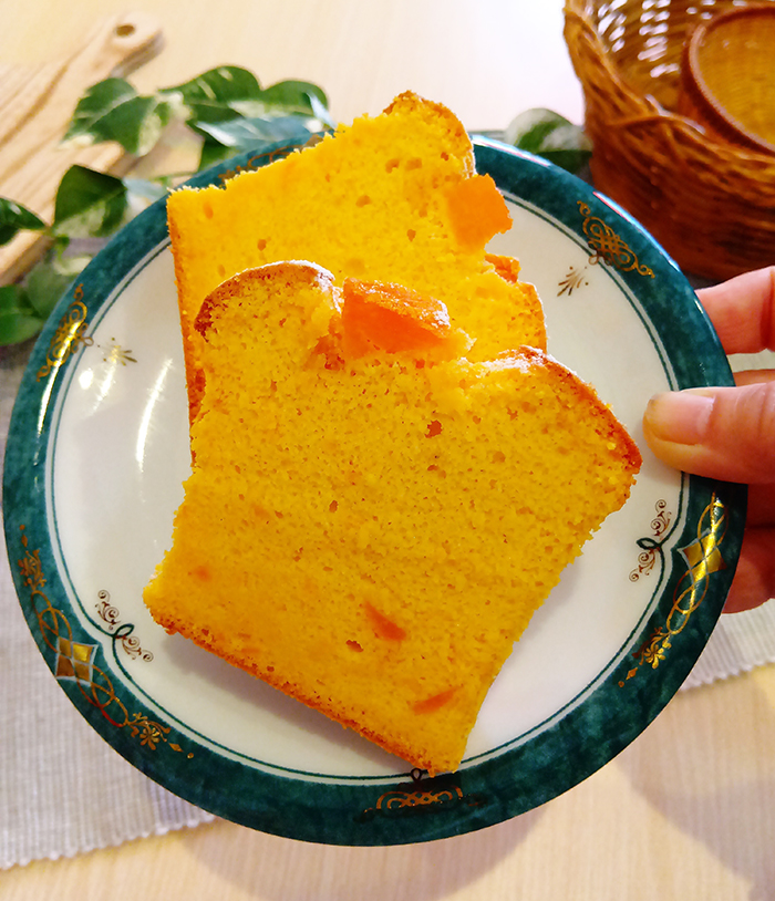 写真:かぼちゃのパウンドケーキ
