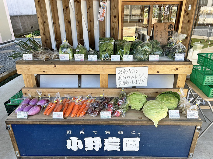 写真:野菜直売所