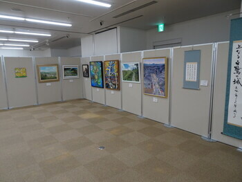 写真：美術作品の展示の様子