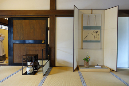 茶道体験を行う部屋の写真