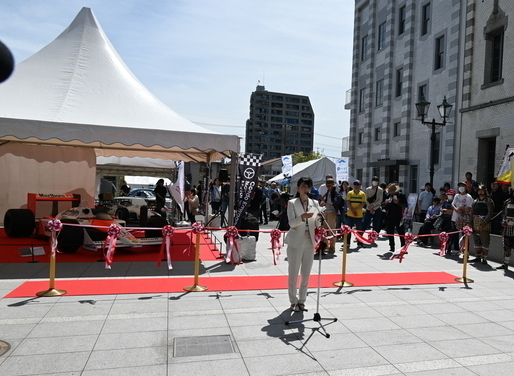 写真：小江戸川越まちかどモーターギャラリー開会式