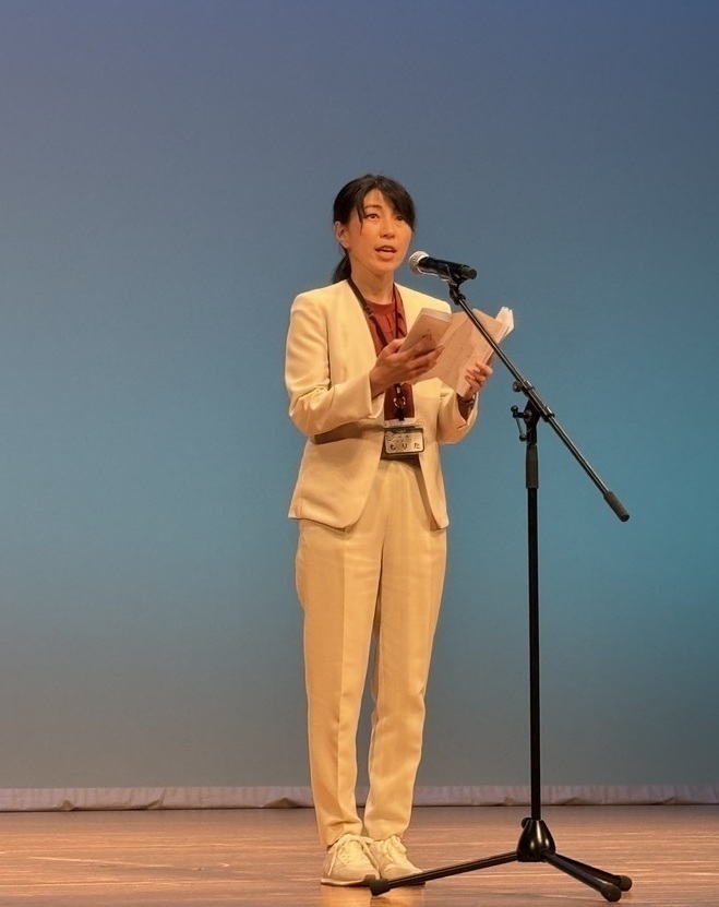 写真：川越市総合文化祭2025での市長挨拶の様子