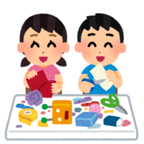 工作をするイラスト